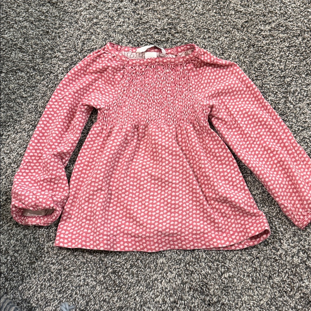 H&M Pink Polka Dot Dress